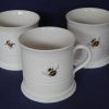 Straight-sided porcelain bee/rabbit mug - personalised option - Image 4